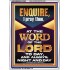 MEDITATE THE WORD OF THE LORD DAY AND NIGHT  Contemporary Christian Wall Art Portrait  GWARMOUR12202  "12x18"