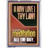 THY LAW IS MY MEDITATION ALL DAY  Bible Verses Wall Art & Decor   GWARMOUR12210  "12x18"