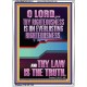 THY LAW IS THE TRUTH O LORD  Religious Wall Art   GWARMOUR12213  