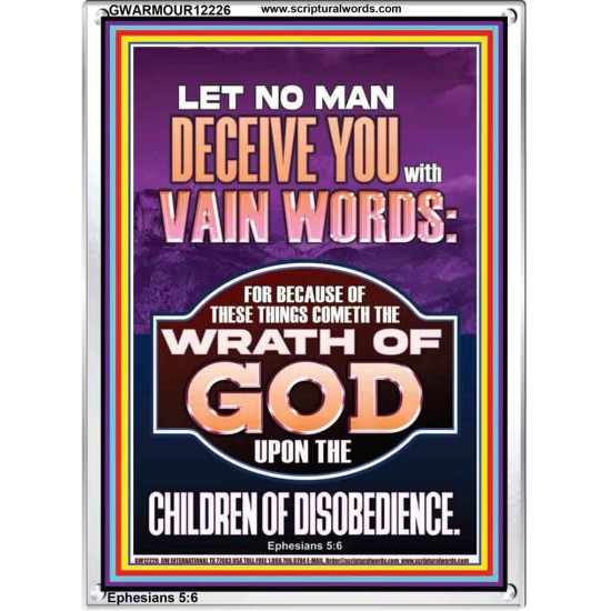 LET NO MAN DECEIVE YOU WITH VAIN WORDS  Church Picture  GWARMOUR12226  