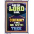 CERTAINLY I WILL BE WITH THEE DECLARED THE LORD  Ultimate Power Portrait  GWARMOUR12232  "12x18"