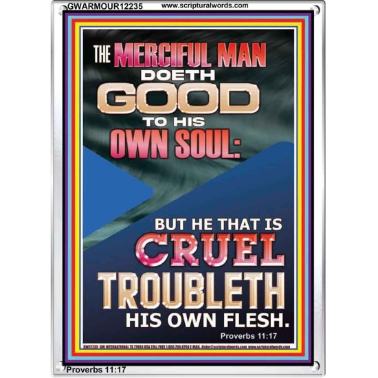 MERCIFUL MAN DOETH GOOD TO HIS OWN SOUL  Church Portrait  GWARMOUR12235  