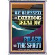 BE BLESSED WITH EXCEEDING GREAT JOY  Scripture Art Prints Portrait  GWARMOUR12238  