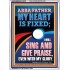 I WILL SING AND GIVE PRAISE EVEN WITH MY GLORY  Christian Paintings  GWARMOUR12270  "12x18"
