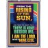 FROM THE RISING OF THE SUN AND THE WEST THERE IS NONE BESIDE ME  Affordable Wall Art  GWARMOUR12308  "12x18"