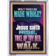 RISE TAKE UP THY BED AND WALK  Custom Wall Scripture Art  GWARMOUR12326  