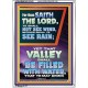YOUR VALLEY SHALL BE FILLED WITH WATER  Custom Inspiration Bible Verse Portrait  GWARMOUR12343  