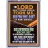 THE LORD DREW ME OUT OF MANY WATERS  New Wall Décor  GWARMOUR12346  "12x18"