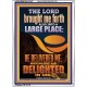 THE LORD BROUGHT ME FORTH INTO A LARGE PLACE  Art & Décor Portrait  GWARMOUR12347  