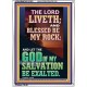 BLESSED BE MY ROCK GOD OF MY SALVATION  Bible Verse for Home Portrait  GWARMOUR12353  