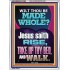 RISE TAKE UP THY BED AND WALK  Bible Verse Portrait Art  GWARMOUR12383  "12x18"
