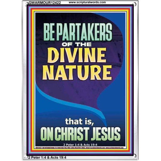 BE PARTAKERS OF THE DIVINE NATURE THAT IS ON CHRIST JESUS  Church Picture  GWARMOUR12422  