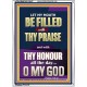 LET MY MOUTH BE FILLED WITH THY PRAISE O MY GOD  Righteous Living Christian Portrait  GWARMOUR12647  