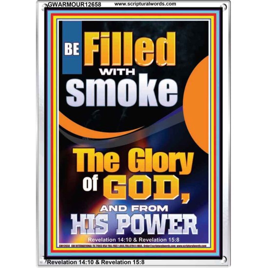 BE FILLED WITH SMOKE THE GLORY OF GOD AND FROM HIS POWER  Church Picture  GWARMOUR12658  