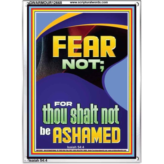 FEAR NOT FOR THOU SHALT NOT BE ASHAMED  Children Room  GWARMOUR12668  