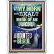 I SHALL BE ANOINTED WITH FRESH OIL  Sanctuary Wall Portrait  GWARMOUR12687  
