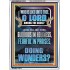 WHO IS LIKE UNTO THEE O LORD FEARFUL IN PRAISES  Ultimate Inspirational Wall Art Portrait  GWARMOUR12741  "12x18"