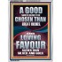 LOVING FAVOUR IS BETTER THAN SILVER AND GOLD  Scriptural Décor  GWARMOUR13003  "12x18"