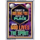 BE UNITED TOGETHER AS A LIVING PLACE OF GOD IN THE SPIRIT  Scripture Portrait Signs  GWARMOUR13016  