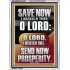 O LORD SAVE AND PLEASE SEND NOW PROSPERITY  Contemporary Christian Wall Art Portrait  GWARMOUR13047  "12x18"