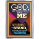 MY COUNSEL SHALL STAND  Ultimate Inspirational Wall Art Portrait  GWARMOUR9386  