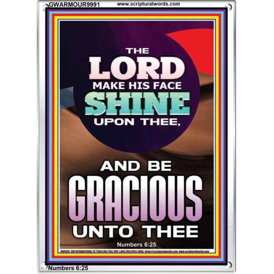 THE LORD BE GRACIOUS UNTO THEE  Unique Scriptural Portrait  GWARMOUR9991  