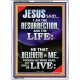 I AM THE RESURRECTION AND THE LIFE  Eternal Power Portrait  GWARMOUR9995  