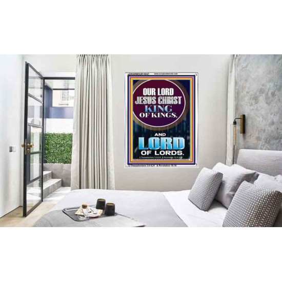 JESUS CHRIST - KING OF KINGS LORD OF LORDS   Bathroom Wall Art  GWARMOUR10047  