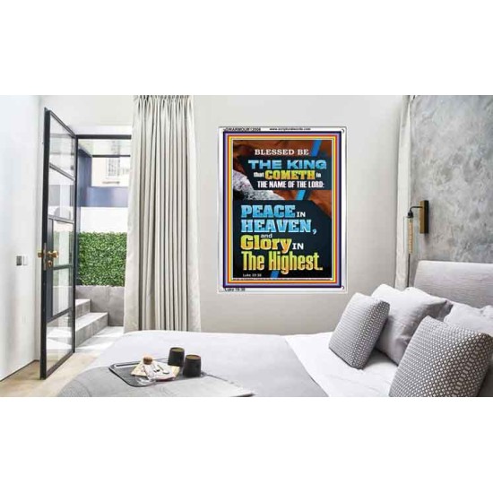PEACE IN HEAVEN AND GLORY IN THE HIGHEST  Contemporary Christian Wall Art  GWARMOUR12006  