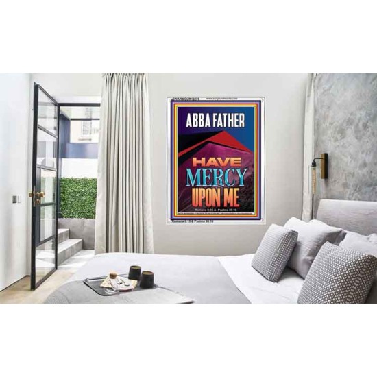 ABBA FATHER HAVE MERCY UPON ME  Contemporary Christian Wall Art  GWARMOUR12276  