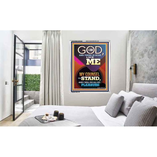 MY COUNSEL SHALL STAND  Ultimate Inspirational Wall Art Portrait  GWARMOUR9386  