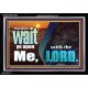 WAIT YE UPON ME SAITH THE LORD  Custom Biblical Paintings  GWASCEND10305  