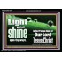THE LIGHT SHINE UPON THEE  Custom Wall Décor  GWASCEND10314  "33X25"