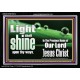 THE LIGHT SHINE UPON THEE  Custom Wall Décor  GWASCEND10314  