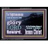 THE GLORY OF THE LORD WILL BE UPON YOU  Custom Inspiration Scriptural Art Acrylic Frame  GWASCEND10320  "33X25"