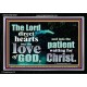 DIRECT YOUR HEARTS INTO THE LOVE OF GOD  Art & Décor Acrylic Frame  GWASCEND10327  