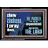 THE WICKED WILL NOT GO UNPUNISHED  Bible Verse for Home Acrylic Frame  GWASCEND10330  "33X25"