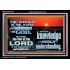 THE FEAR OF THE LORD BEGINNING OF WISDOM  Inspirational Bible Verses Acrylic Frame  GWASCEND10337  "33X25"