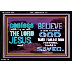 IN CHRIST JESUS IS ULTIMATE DELIVERANCE  Bible Verse for Home Acrylic Frame  GWASCEND10343  "33X25"