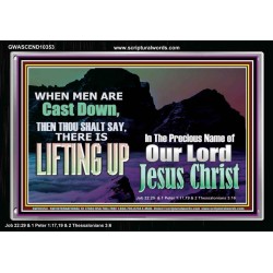 THOU SHALL SAY LIFTING UP  Ultimate Inspirational Wall Art Picture  GWASCEND10353  "33X25"
