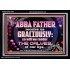 ABBA FATHER RECEIVE US GRACIOUSLY  Ultimate Inspirational Wall Art Acrylic Frame  GWASCEND10362  "33X25"