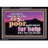 BE COMPASSIONATE LISTEN TO THE CRY OF THE POOR   Righteous Living Christian Acrylic Frame  GWASCEND10366  "33X25"