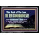 DO NOT IGNORE THE TEN COMMANDMENTS  Unique Power Bible Acrylic Frame  GWASCEND10373  