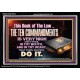 KEEP THE TEN COMMANDMENTS FERVENTLY  Ultimate Power Acrylic Frame  GWASCEND10374  