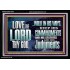 WALK IN ALL THE WAYS OF THE LORD  Righteous Living Christian Acrylic Frame  GWASCEND10375  "33X25"