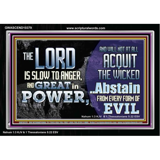THE LORD GOD ALMIGHTY GREAT IN POWER  Sanctuary Wall Acrylic Frame  GWASCEND10379  