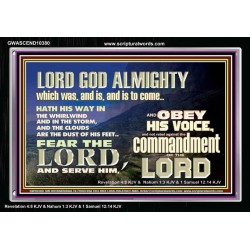 REBEL NOT AGAINST THE COMMANDMENTS OF THE LORD  Ultimate Inspirational Wall Art Picture  GWASCEND10380  "33X25"