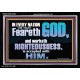 FEAR GOD AND WORKETH RIGHTEOUSNESS  Sanctuary Wall Acrylic Frame  GWASCEND10406  
