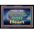 DO THE WILL OF GOD FROM THE HEART  Unique Scriptural Acrylic Frame  GWASCEND10426  "33X25"