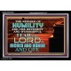 HUMILITY AND RIGHTEOUSNESS IN GOD BRINGS RICHES AND HONOR AND LIFE  Unique Power Bible Acrylic Frame  GWASCEND10427  